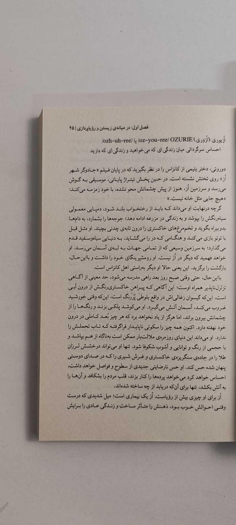 متن کتاب واژه نامه ی حزن های ناشناخته